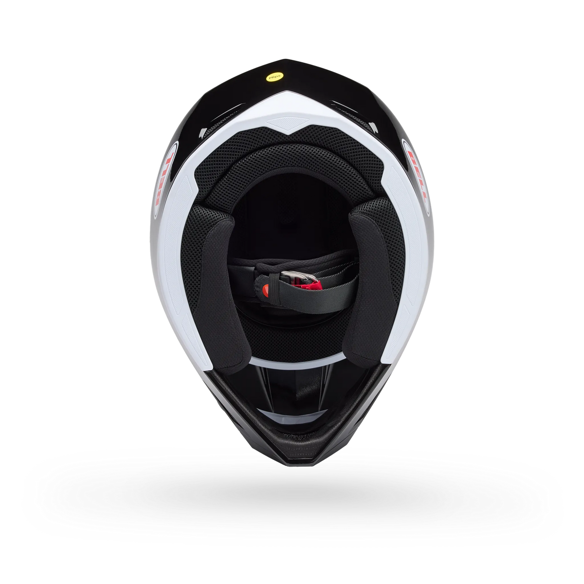Bell MX-10 Mips Solid Motorcycle Helmet - Black - Bottom View