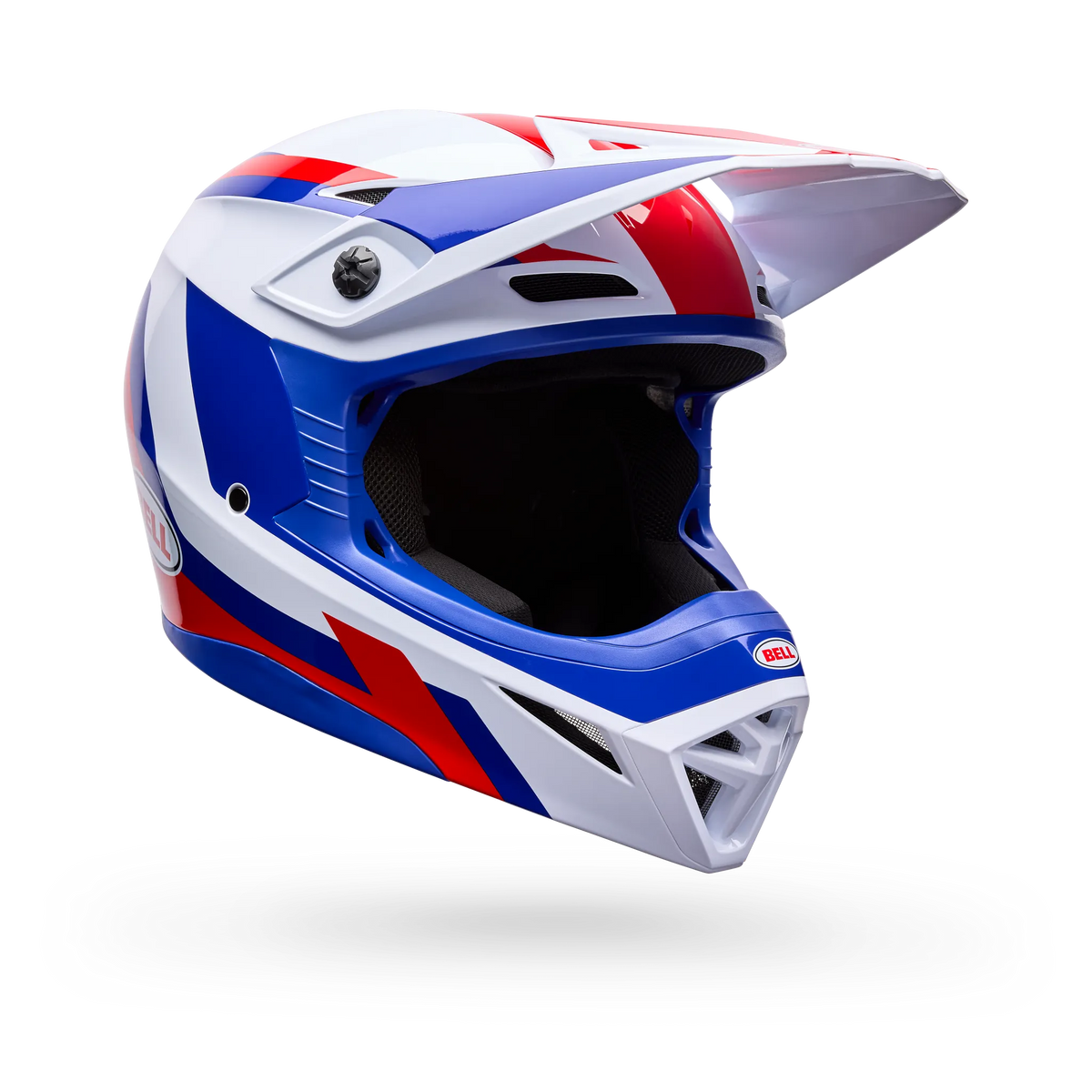 Bell MX-10 Mips Dyno Motorcycle Helmet - Red/White - Main