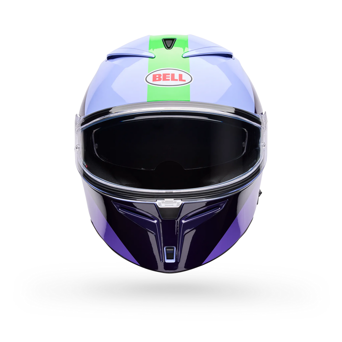 Bell Lithium Mips Bash Full Face Motorcycle Helmet - Purple - Front View